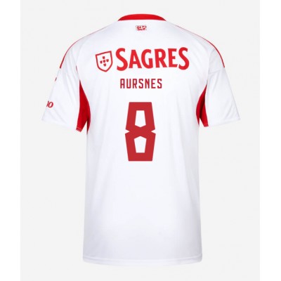 Moški Nogometni dresi Benfica Fredrik Aursnes #8 Tretji 2025-26 Kratek Rokav Moški Nogometni dresi Benfica Fredrik Aursnes #8 Tretji 2025-26 Kratek Rokav